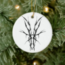Search for hunter christmas tree decorations Black and white