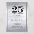 Search for 25th silver anniversary invitations Formal