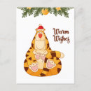 Search for snow tiger postcards Cute