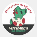Search for dinosaur egg stickers Baby shower