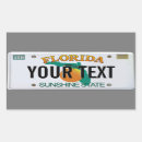 Search for license plate stickers Florida