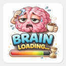 Search for brains stickers Cartoon