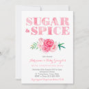 Search for sugar and spice invitations Baby