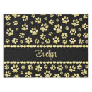 Search for paw print tablecloths Dog paws