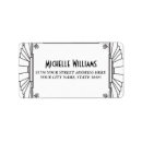 Search for gatsby wedding return address labels Black