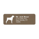 Search for boxer return address labels Dog