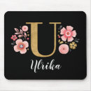 Search for ued mouse mats Letter u