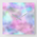 Search for blue glass clocks Pink