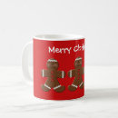Search for cute gingerbread man mugs Red