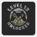 Search for video gamer stickers Level unlocked