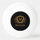 Search for gold ping pong balls Black and gold