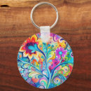 Search for 70s retro key rings Colorful