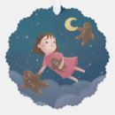 Search for flying christmas cards Girl