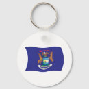 Search for state michigan key rings Flag