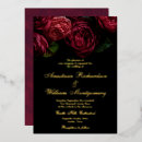 Search for black red gold wedding invitations Classic