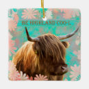 Search for scottish highland cow christmas tree decorations Animal
