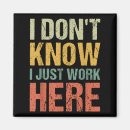 Search for womens work magnets Sarcastic