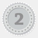 Search for 2nd place stickers Medal