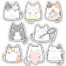 Search for cute kawaii cat stickers Kitty