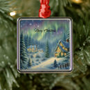 Search for aurora borealis christmas tree decorations Snow