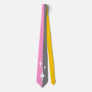 Search for gray and pink ties Retro