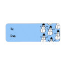 Search for snowmen return address labels Fun