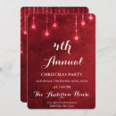 Search for string lights christmas invitations Red