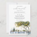 Search for italian rehearsal dinner invitations Watercolor