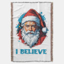 Search for santa claus throw blankets Xmas