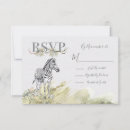 Search for zebra rsvp cards Safari
