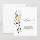 Search for champagne glass new years eve invitations Modern
