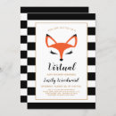 Search for black white and gold baby shower invitations Cute