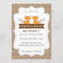 Search for foxy birthday invitations For kids
