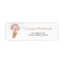 Search for balloon return address labels Pink