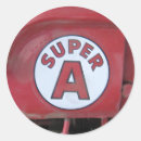 Search for vintage letter stickers Red