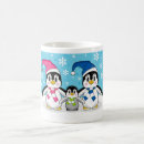 Search for penguin family mugs Illustration