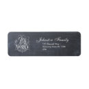 Search for chalk return address labels Lettering