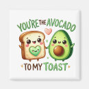 Search for avocado magnets Toast