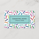 Search for crayon business cards Teacher