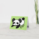 Search for black and white panda cards Green