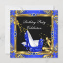 Search for gold high heel shoe invitations Modern