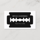 Search for razor blade business cards Hairstylist