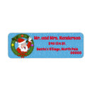 Search for santa return address labels Mail