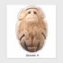 Search for brown monkey stickers Ape