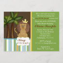 Search for king of the jungle invitations Baby