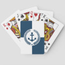 Search for nautical playing cards Navy