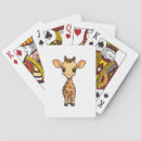 Search for cartoon giraffe playing cards Safari