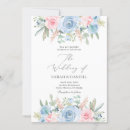Search for dusty blue and blush wedding invitations Watercolor