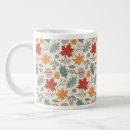 Search for vintage leaves pattern mugs Fall
