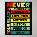 Search for apologise posters Black
